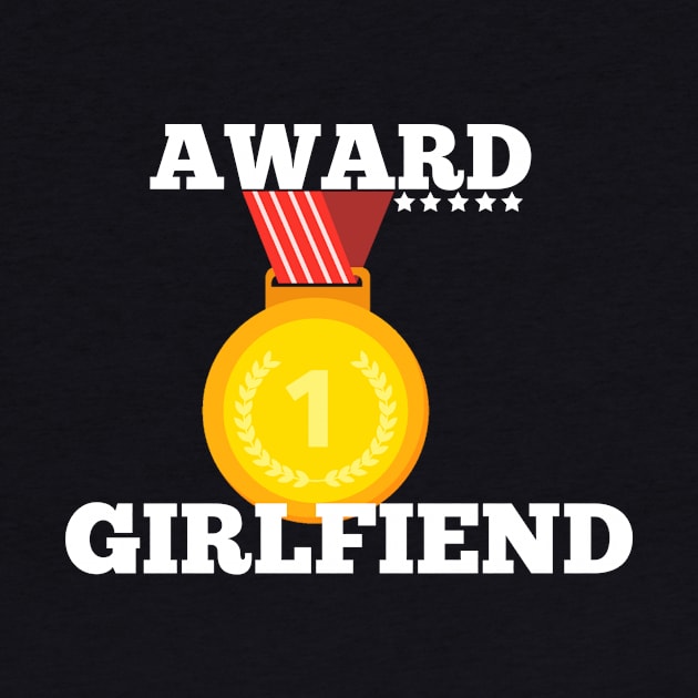 Award Trophy Best Girlfriend  i love my girlfriend gift by Flipodesigner